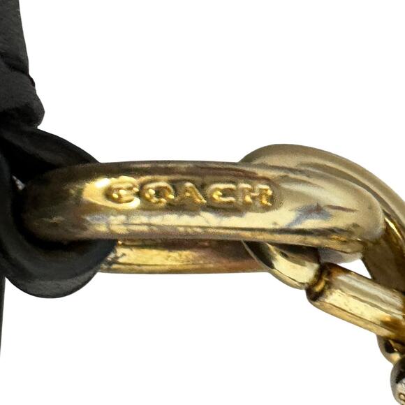 Coach Georgie Saddle Bag Terracotta Colorblock Signature Canvas Rivets Crossbody - Picture 15 of 16